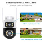 Câmera De Segurança A28b Wi-fi Smart Camera Dupla 3mp Icsee - Imagem 3