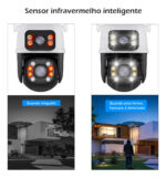 Câmera De Segurança A28b Wi-fi Smart Camera Dupla 3mp Icsee - Imagem 6