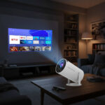 Projetor Interestelar Hy300 Mini Branco Netflix Wi-fi Branco - Imagem 5